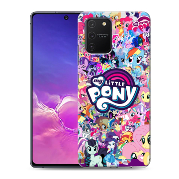 Силиконовый чехол на Samsung Galaxy S10 Lite с принтом My little pony Дружба чудо Силиконовый чехол на Samsung Galaxy S10 Lite с принтом My little pony Дружба чудо