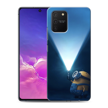 Силиконовый чехол на Samsung Galaxy S10 Lite с принтом Миньоны Силиконовый чехол на Samsung Galaxy S10 Lite с принтом Миньоны