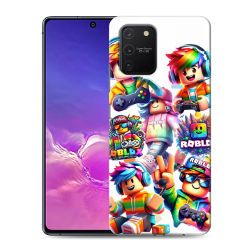 Силиконовый чехол на Samsung Galaxy S10 Lite с принтом Roblox Роблокс Силиконовый чехол на Samsung Galaxy S10 Lite с принтом Roblox Роблокс