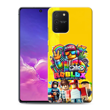 Силиконовый чехол на Samsung Galaxy S10 Lite с принтом Roblox Роблокс Силиконовый чехол на Samsung Galaxy S10 Lite с принтом Roblox Роблокс