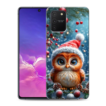 Силиконовый чехол на Samsung Galaxy S10 Lite с принтом Новый год Силиконовый чехол на Samsung Galaxy S10 Lite с принтом Новый год