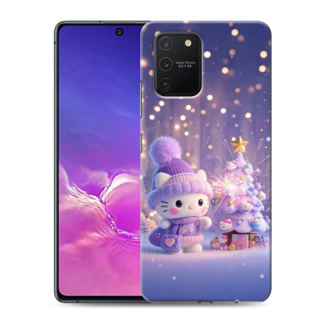 Силиконовый чехол на Samsung Galaxy S10 Lite с принтом Новый год Силиконовый чехол на Samsung Galaxy S10 Lite с принтом Новый год
