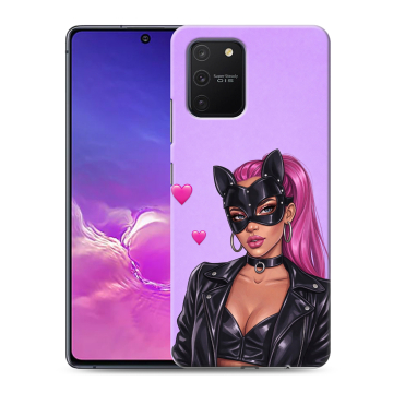 Силиконовый чехол на Samsung Galaxy S10 Lite с принтом женский Силиконовый чехол на Samsung Galaxy S10 Lite с принтом женский