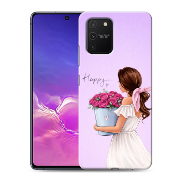 Силиконовый чехол на Samsung Galaxy S10 Lite с принтом женский Силиконовый чехол на Samsung Galaxy S10 Lite с принтом женский
