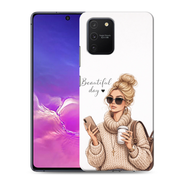 Силиконовый чехол на Samsung Galaxy S10 Lite с принтом женский Силиконовый чехол на Samsung Galaxy S10 Lite с принтом женский