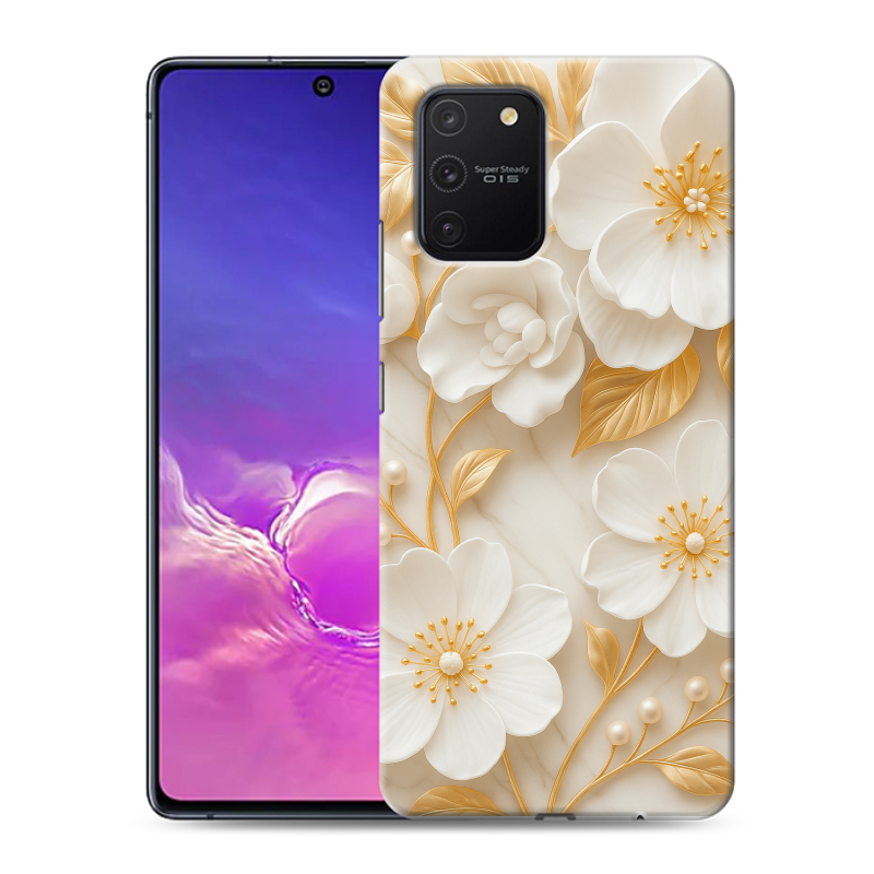 Силиконовый чехол на Samsung Galaxy S10 Lite с принтом Цветы Силиконовый чехол на Samsung Galaxy S10 Lite с принтом Цветы
