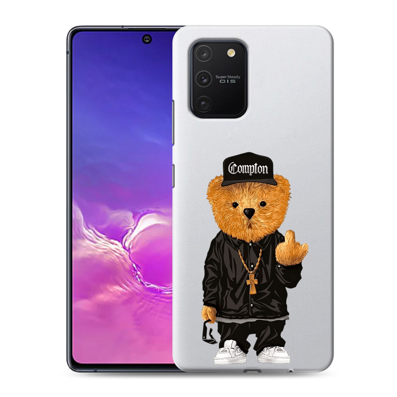 Силиконовый чехол на Samsung Galaxy S10 Lite с принтом Плюшевый медведь Силиконовый чехол на Samsung Galaxy S10 Lite с принтом Плюшевый медведь