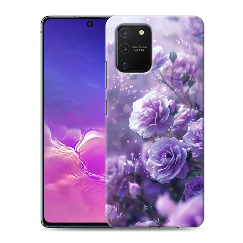 Пластиковый чехол на Samsung Galaxy S10 Lite с принтом Розы цветы Пластиковый чехол на Samsung Galaxy S10 Lite с принтом Розы цветы