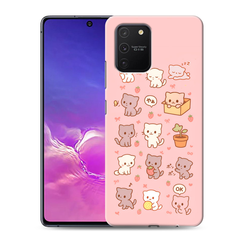 Силиконовый чехол на Samsung Galaxy S10 Lite с принтом Hello Kitty Хелоу Кити Силиконовый чехол на Samsung Galaxy S10 Lite с принтом Hello Kitty Хелоу Кити