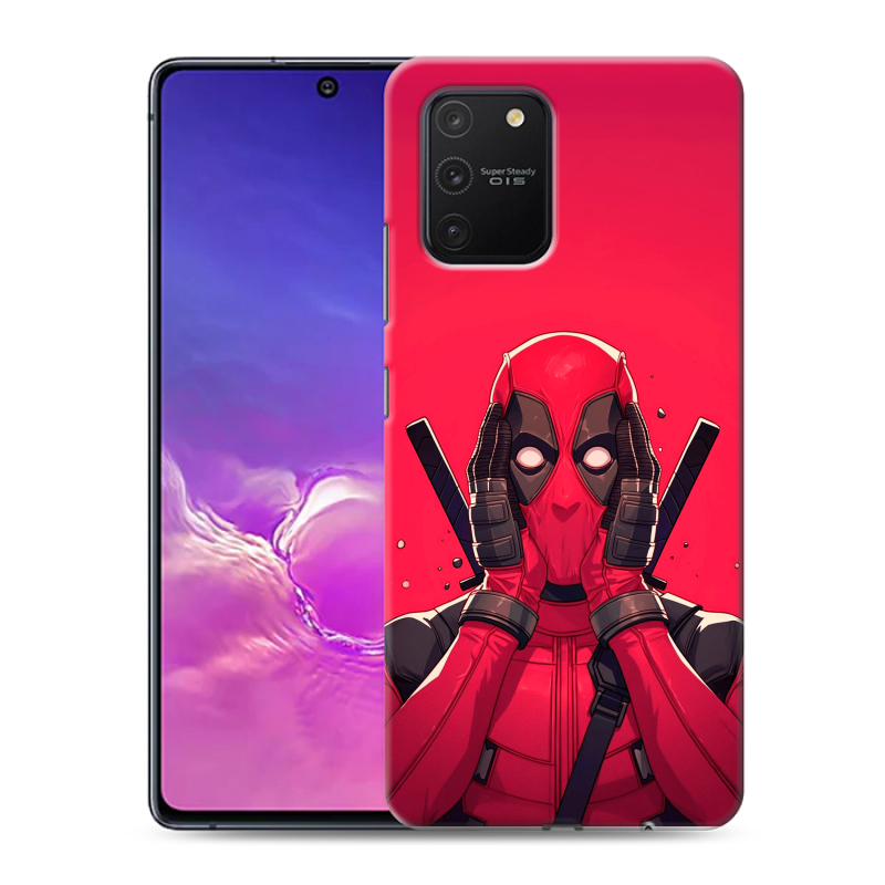 Силиконовый противоударный чехол на Samsung Galaxy S10 Lite с принтом Дедпул Deadpool Силиконовый противоударный чехол на Samsung Galaxy S10 Lite с принтом Дедпул Deadpool