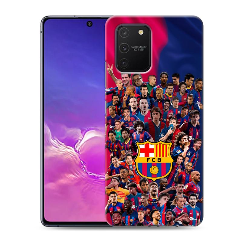 Силиконовый противоударный чехол на Samsung Galaxy S10 Lite с принтом Барселона Barcelona Силиконовый противоударный чехол на Samsung Galaxy S10 Lite с принтом Барселона Barcelona