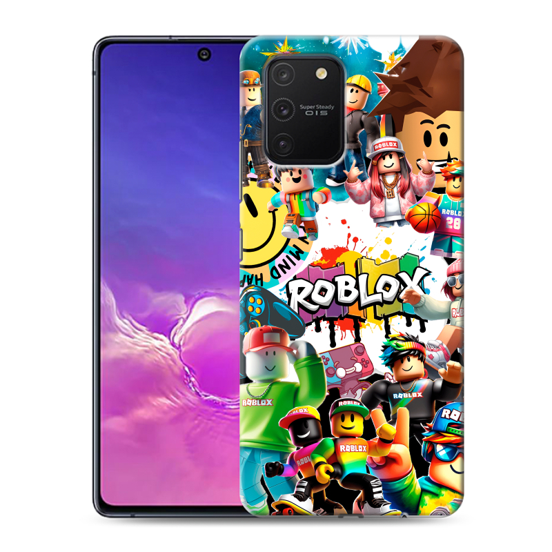 Силиконовый чехол на Samsung Galaxy S10 Lite с принтом Roblox Роблокс Силиконовый чехол на Samsung Galaxy S10 Lite с принтом Roblox Роблокс