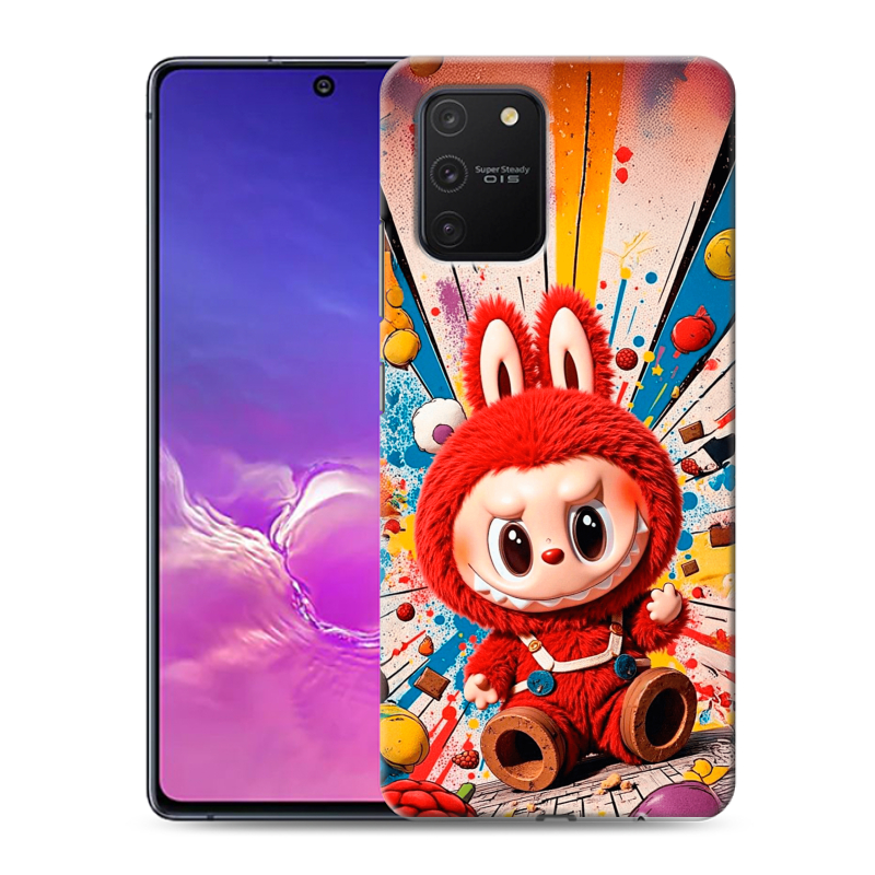 Силиконовый чехол на Samsung Galaxy S10 Lite с принтом Labubu Лабубу Силиконовый чехол на Samsung Galaxy S10 Lite с принтом Labubu Лабубу