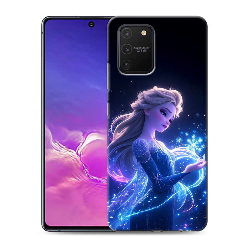 Пластиковый чехол на Samsung Galaxy S10 Lite с принтом Холодное сердце Frozen Пластиковый чехол на Samsung Galaxy S10 Lite с принтом Холодное сердце Frozen
