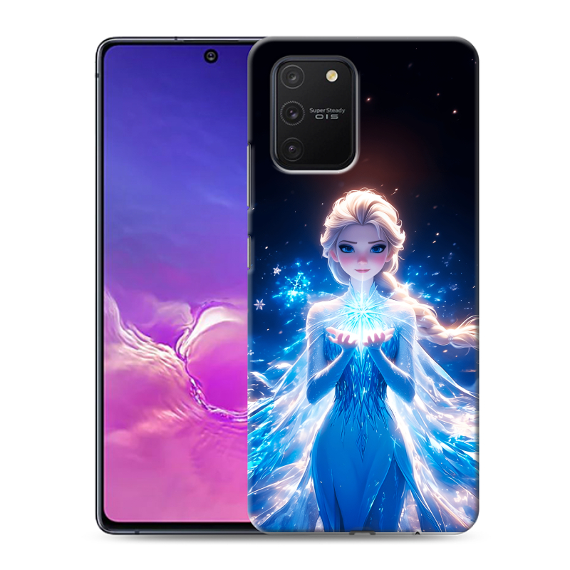 Силиконовый противоударный чехол на Samsung Galaxy S10 Lite с принтом Холодное сердце Frozen Силиконовый противоударный чехол на Samsung Galaxy S10 Lite с принтом Холодное сердце Frozen