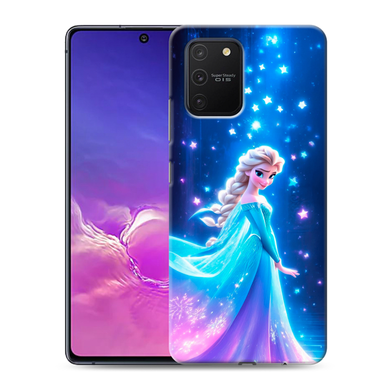 Силиконовый противоударный чехол на Samsung Galaxy S10 Lite с принтом Холодное сердце Frozen Силиконовый противоударный чехол на Samsung Galaxy S10 Lite с принтом Холодное сердце Frozen