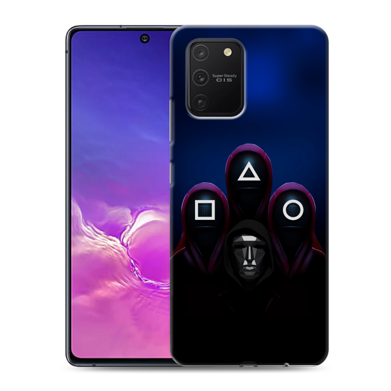 Пластиковый чехол на Samsung Galaxy S10 Lite с принтом Игра Кальмара Пластиковый чехол на Samsung Galaxy S10 Lite с принтом Игра Кальмара