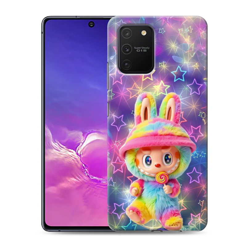 Силиконовый чехол на Samsung Galaxy S10 Lite с принтом Labubu Лабубу Силиконовый чехол на Samsung Galaxy S10 Lite с принтом Labubu Лабубу