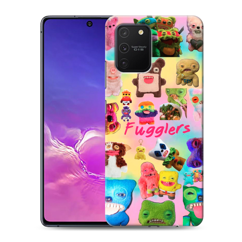 Силиконовый противоударный чехол на Samsung Galaxy S10 Lite с принтом Флагер Fuggler Силиконовый противоударный чехол на Samsung Galaxy S10 Lite с принтом Флагер Fuggler