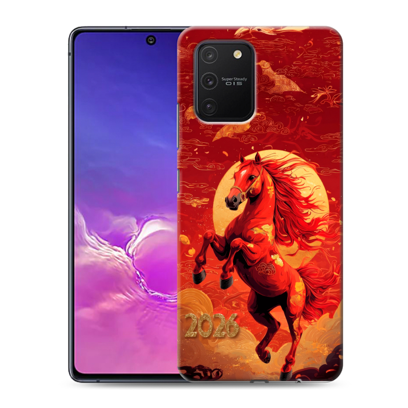 Силиконовый чехол на Samsung Galaxy S10 Lite с принтом Новый год Силиконовый чехол на Samsung Galaxy S10 Lite с принтом Новый год