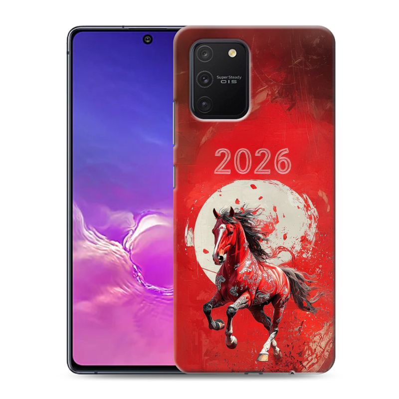 Силиконовый чехол на Samsung Galaxy S10 Lite с принтом Новый год Силиконовый чехол на Samsung Galaxy S10 Lite с принтом Новый год
