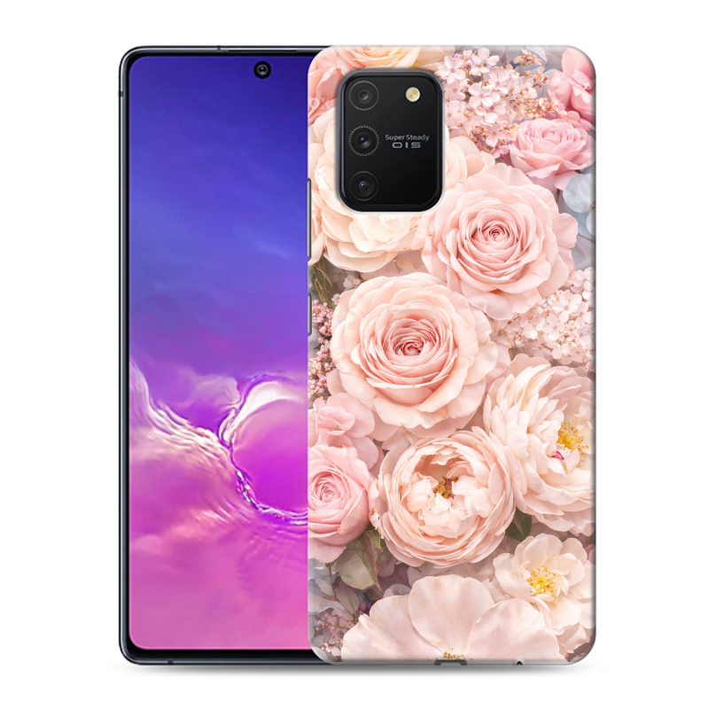 Силиконовый противоударный чехол на Samsung Galaxy S10 Lite с принтом женский Силиконовый противоударный чехол на Samsung Galaxy S10 Lite с принтом женский