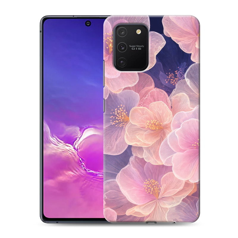 Пластиковый чехол на Samsung Galaxy S10 Lite с принтом женский Пластиковый чехол на Samsung Galaxy S10 Lite с принтом женский