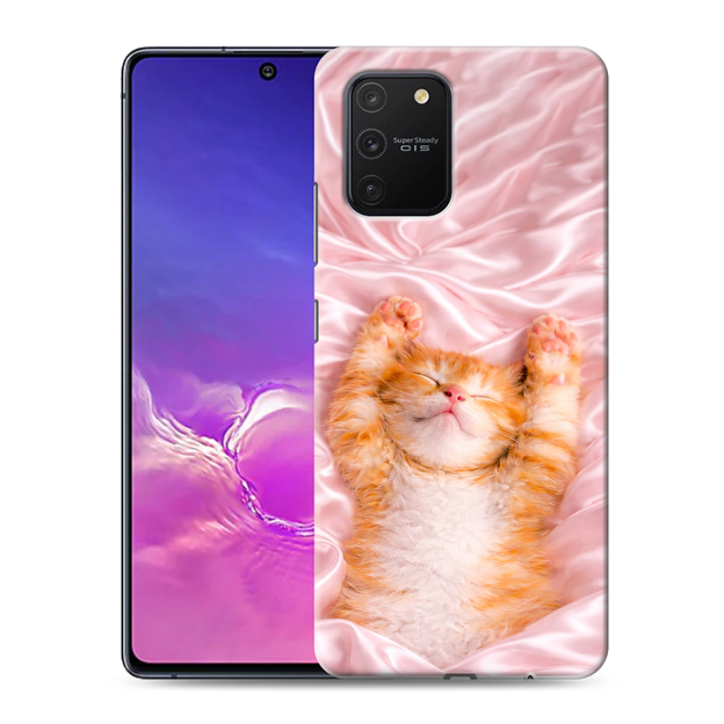 Пластиковый чехол на Samsung Galaxy S10 Lite с принтом женский Пластиковый чехол на Samsung Galaxy S10 Lite с принтом женский