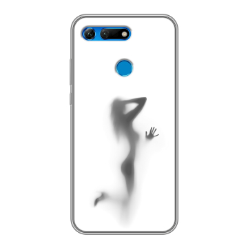 Силиконовый противоударный чехол на Huawei Honor View 20 с принтом Силуэт Силиконовый противоударный чехол на Huawei Honor View 20 с принтом Силуэт