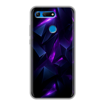 Силиконовый противоударный чехол на Huawei Honor View 20 с принтом Абстракиция Силиконовый противоударный чехол на Huawei Honor View 20 с принтом Абстракиция