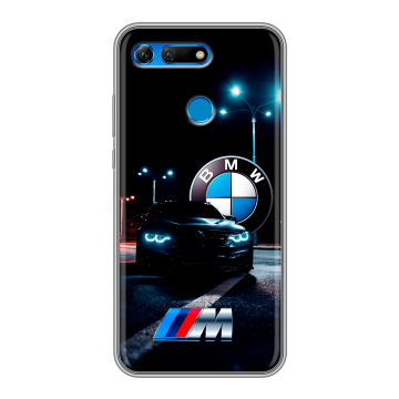 Силиконовый противоударный чехол на Huawei Honor View 20 с принтом БМВ BMW Силиконовый противоударный чехол на Huawei Honor View 20 с принтом БМВ BMW