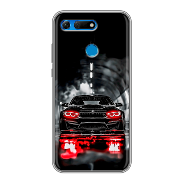 Силиконовый противоударный чехол на Huawei Honor View 20 с принтом BMW БМВ Силиконовый противоударный чехол на Huawei Honor View 20 с принтом BMW БМВ