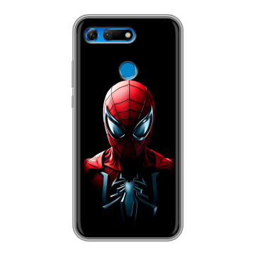 Силиконовый противоударный чехол на Huawei Honor View 20 с принтом Spiderman Человек паук Силиконовый противоударный чехол на Huawei Honor View 20 с принтом Spiderman Человек паук