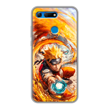 Силиконовый противоударный чехол на Huawei Honor View 20 с принтом Аниме Наруто Naruto Силиконовый противоударный чехол на Huawei Honor View 20 с принтом Аниме Наруто Naruto