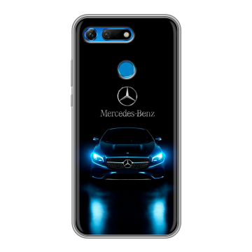 Силиконовый противоударный чехол на Huawei Honor View 20 с принтом Mercedes Мерседес Силиконовый противоударный чехол на Huawei Honor View 20 с принтом Mercedes Мерседес