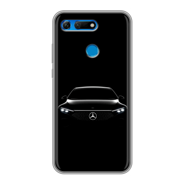 Силиконовый противоударный чехол на Huawei Honor View 20 с принтом Mercedes Мерседес Силиконовый противоударный чехол на Huawei Honor View 20 с принтом Mercedes Мерседес