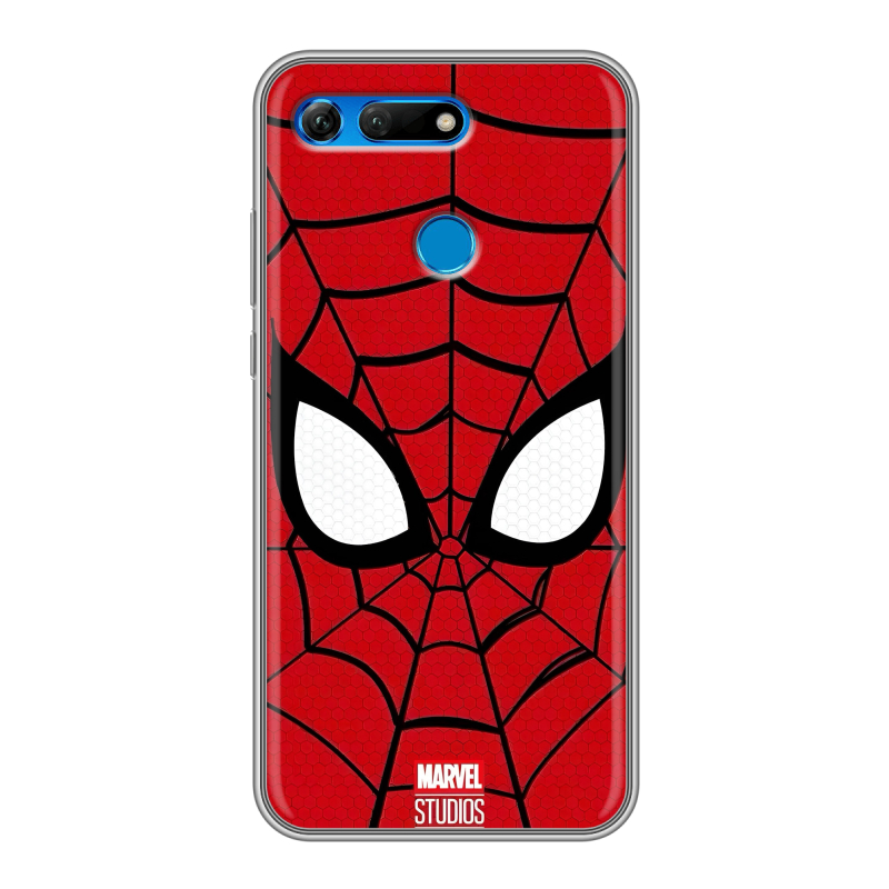 Силиконовый противоударный чехол на Huawei Honor View 20 с принтом человек паук spiderman Силиконовый противоударный чехол на Huawei Honor View 20 с принтом человек паук spiderman