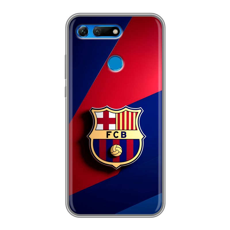 Силиконовый противоударный чехол на Huawei Honor View 20 с принтом Барселона Barcelona Силиконовый противоударный чехол на Huawei Honor View 20 с принтом Барселона Barcelona