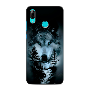 Силиконовый чехол на Huawei P Smart (2019) с принтом Лесной волк Силиконовый чехол на Huawei P Smart (2019) с принтом Лесной волк