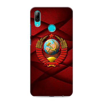 Силиконовый чехол на Huawei P Smart (2019) с принтом Герб СССР Силиконовый чехол на Huawei P Smart (2019) с принтом Герб СССР