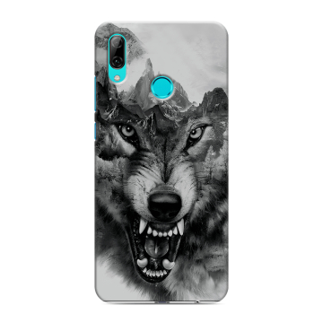 Силиконовый чехол на Huawei P Smart (2019) с принтом Волк Силиконовый чехол на Huawei P Smart (2019) с принтом Волк