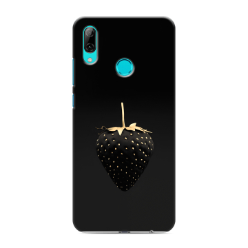 Силиконовый чехол на Huawei P Smart (2019) с принтом Черная клубника Силиконовый чехол на Huawei P Smart (2019) с принтом Черная клубника