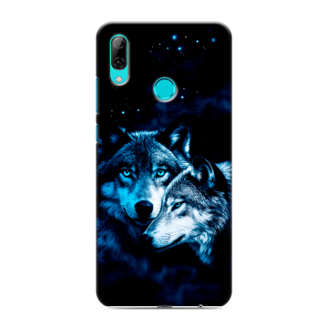 Силиконовый чехол на Huawei P Smart (2019) с принтом Волки Силиконовый чехол на Huawei P Smart (2019) с принтом Волки
