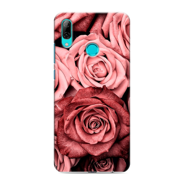 Силиконовый чехол на Huawei P Smart (2019) с принтом Цветы розы Силиконовый чехол на Huawei P Smart (2019) с принтом Цветы розы