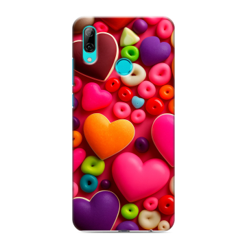 Силиконовый чехол на Huawei P Smart (2019) с принтом Сердечки Силиконовый чехол на Huawei P Smart (2019) с принтом Сердечки