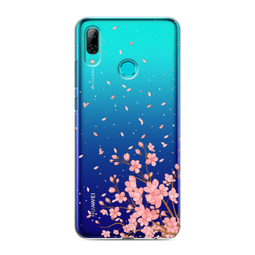 Силиконовый чехол на Huawei P Smart (2019) с принтом Ветка сакуры