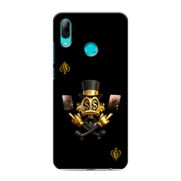 Силиконовый чехол на Huawei P Smart (2019) с принтом Золотой скрудж макдак Силиконовый чехол на Huawei P Smart (2019) с принтом Золотой скрудж макдак