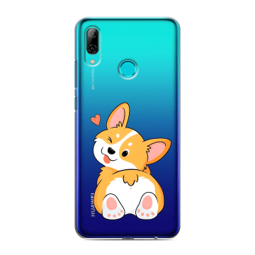 Силиконовый чехол на Huawei P Smart (2019) с принтом Корги