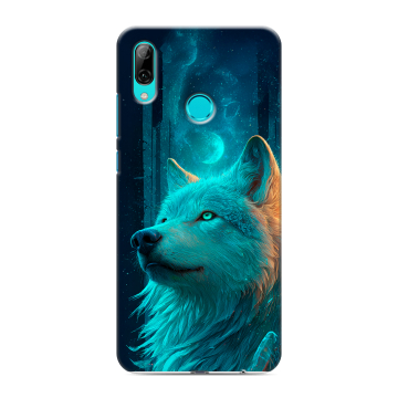 Силиконовый чехол на Huawei P Smart (2019) с принтом бабочки саккура