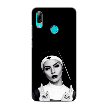 Силиконовый чехол на Huawei P Smart (2019) с принтом монашка Силиконовый чехол на Huawei P Smart (2019) с принтом монашка